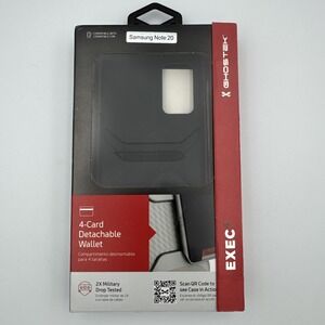 Samsung Note 20 Wallet Case With 4 Card Detachable Wallet Ghostek‎ EXEC